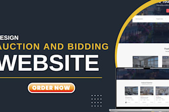 design multivendor mortgage website real estate auction landing page sales leads