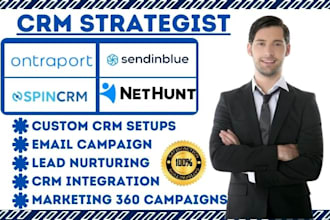 setup gohighlevel sendinblue ontraport spincrm  marketing 360 nethunt crm zurmo