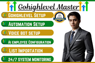 setup gohighlevel voice bot ai employee ghl chatbot livechat workflow automation