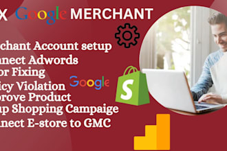 do setup and fix google merchant central and ad configuration