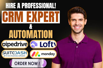 setup pipedrive automation lofty crm suticrm drip suitedash dubsado monday crm