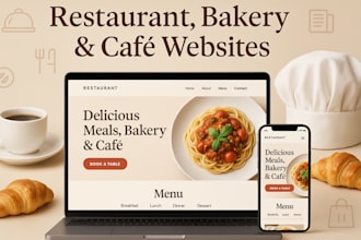 restaurant website bakery website catering website cafe website food website