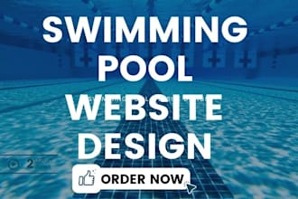 design responsive swimming pool website swimming pool construction website