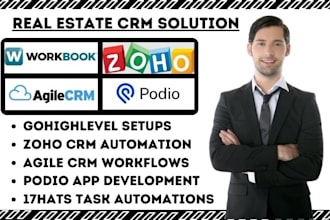 setup gohighlevel workbooks zoho crm automation agile crm podio 17hats workflow