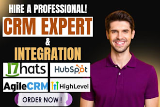 do gohighlevel automation hubspot zoho crm close io agile crm 17hats integration