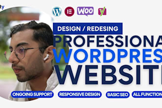 creo y rediseño tu web en wordpress con diseños modernos y responsives