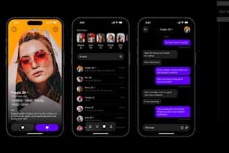 develop dating app, social media app, chat app, matchmaking app