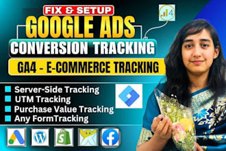 fix shopify google ads conversion, utm, ga4 ecommerce tracking with tag manager