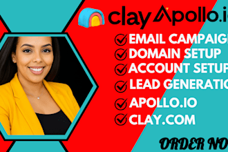set up workflows using clay com hubspot apollo io and zapier
