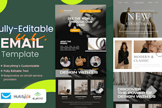 create workflow, automation, email template on getresponse, hubspot, and klaviyo
