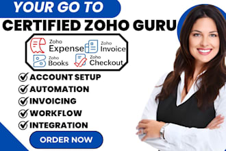 setup zoho learn zoho expenses zoho invoice office suites zoho books workflow va
