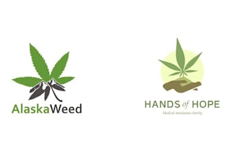 do custom cannabis weed logo design 24hr