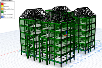 design concrete and steel structure for you