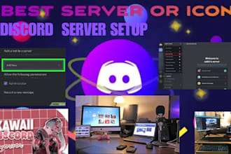 setup fivem,minecraft,roblox or gaming discord server in 24 hours