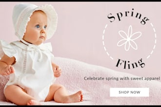 design responsive baby shopify store baby store baby clothing shopify store