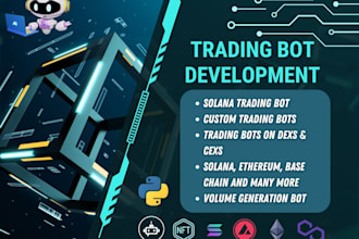 create solana volume bot, pump fun bot, crypto arbitrage bot, crypto trading bot