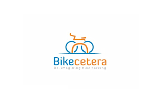 design fun modern bike parking logo