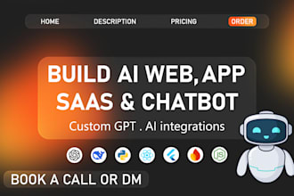 build ai mobile apps, ai websites, chatbots, agents, and ai integrations saas