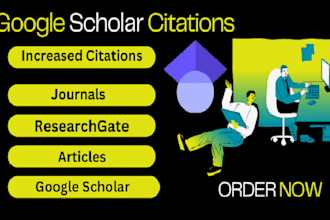 backdated, write, publish article increase google scholar citation researchgate
