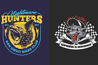 create t shirt bulldog pitbull logo for your company