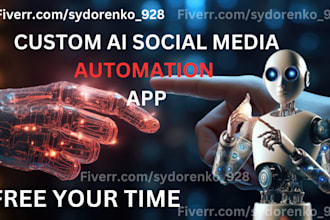 build ai social media automation app, post scheduler app and trend analyzer app