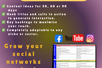 create a custom content calendar for your social media