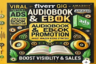 viral audiobook, ebook, amazon book promotion and sales strategy for your book