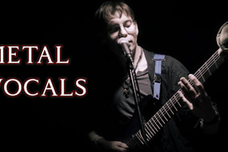 write and perform scream vocals for your metal song