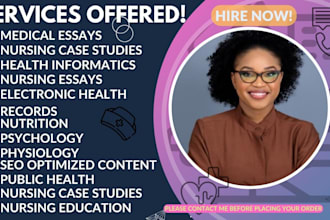 write professional medical and healthcare content for you
