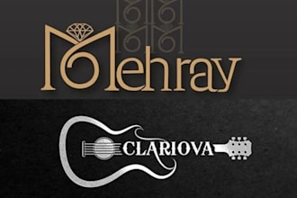 create a dj, monogram, wordmark and clothing brand logo design