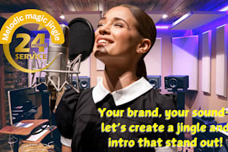 produce podcast jingle theme intro, audio logo, dj drop dj voice over, sweepers