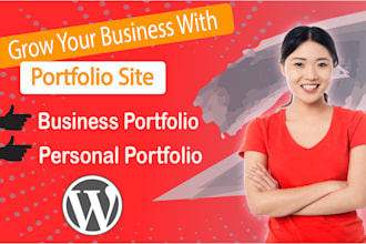 build a creative and trendy wordpress business portfolio website