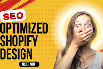 create a professional and SEO optimized shopify dropshipping store