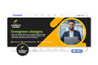 design eye catching social media banners for linkedin, facebook, and youtube