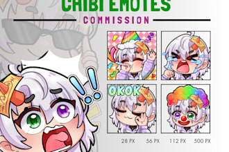 create fun and cute chibi emotes for any platform