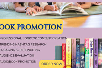 do viral tiktok booktok promotion book ranking tiktok ebook marketing