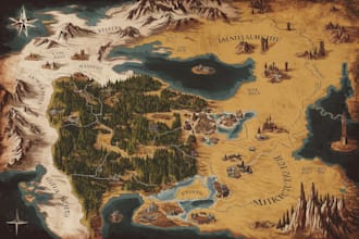 create a fantasy map that fits your imagination