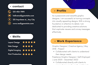write advance professional  resume and designing  and CV maker