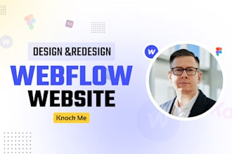 do figma to webflow, webflow website develop and redesign
