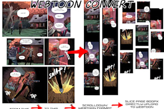 do convert your comic page to webtoon format