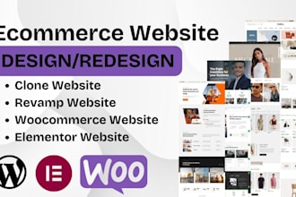 wordpress woocommerce website design ecommerce website design elementor website