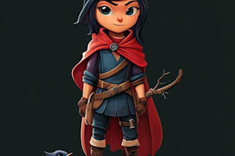 design 2d icon, object, asset and UI for your game