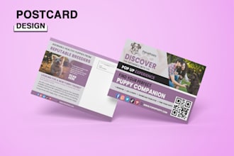 design professional real estate postcard or eddm mailer