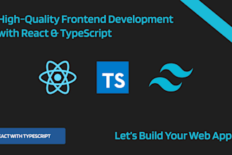 create modern web apps with react, typescript, and tailwind CSS