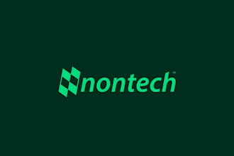 create modern dynamic tech business logo design