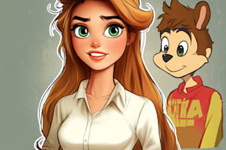 draw anything as a cartoon or cartoon character