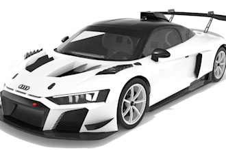 produce realistic car model, lego model, car for fivem, body kit for 3d printing