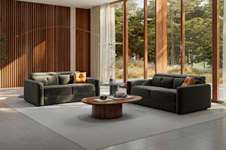 do stunning living room interior 3d rendering