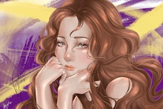 draw  portrait in my artstyle