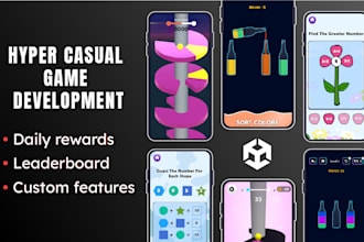 create a top trending hyper casual game for android and ios